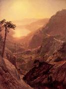 Albert Bierstadt View of Donner Lake, California oil painting picture wholesale